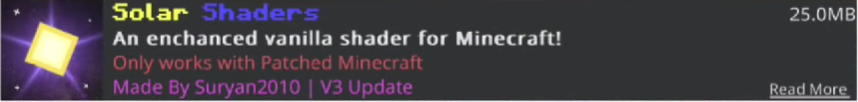 Solar Shader